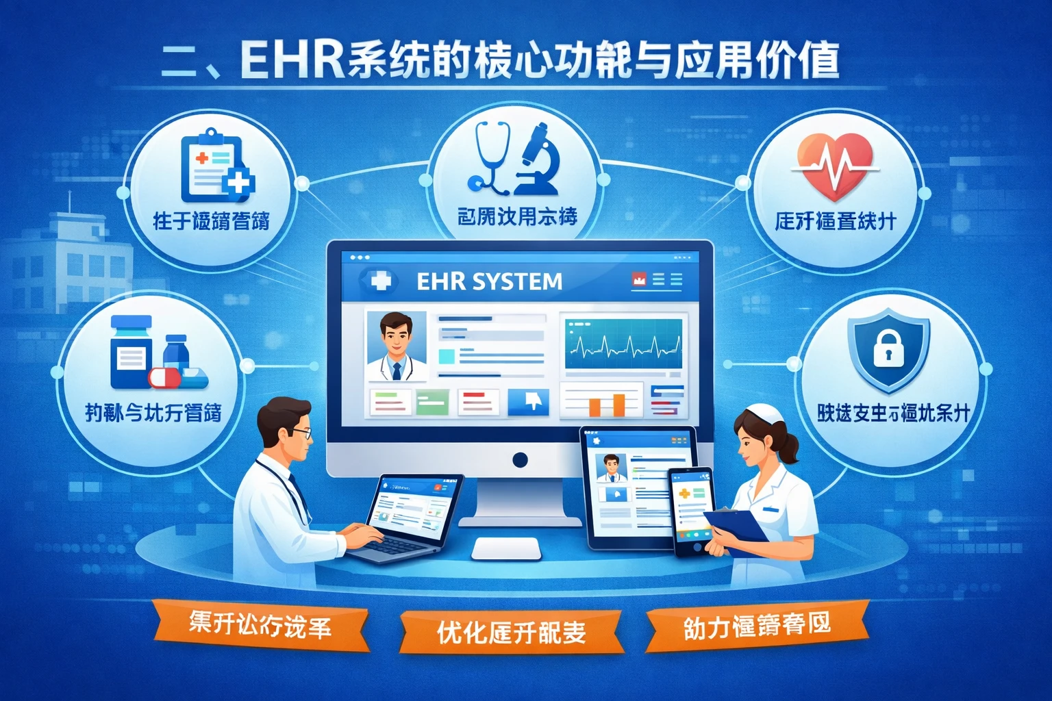 二、EHR系统的核心功能与应用价值