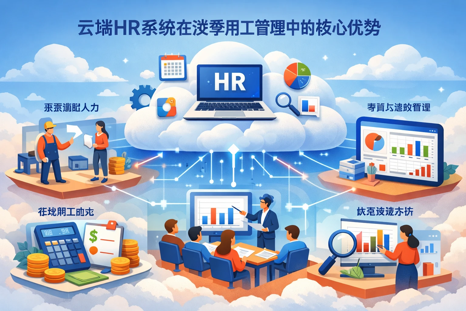 云端HR系统在淡季用工管理中的核心优势