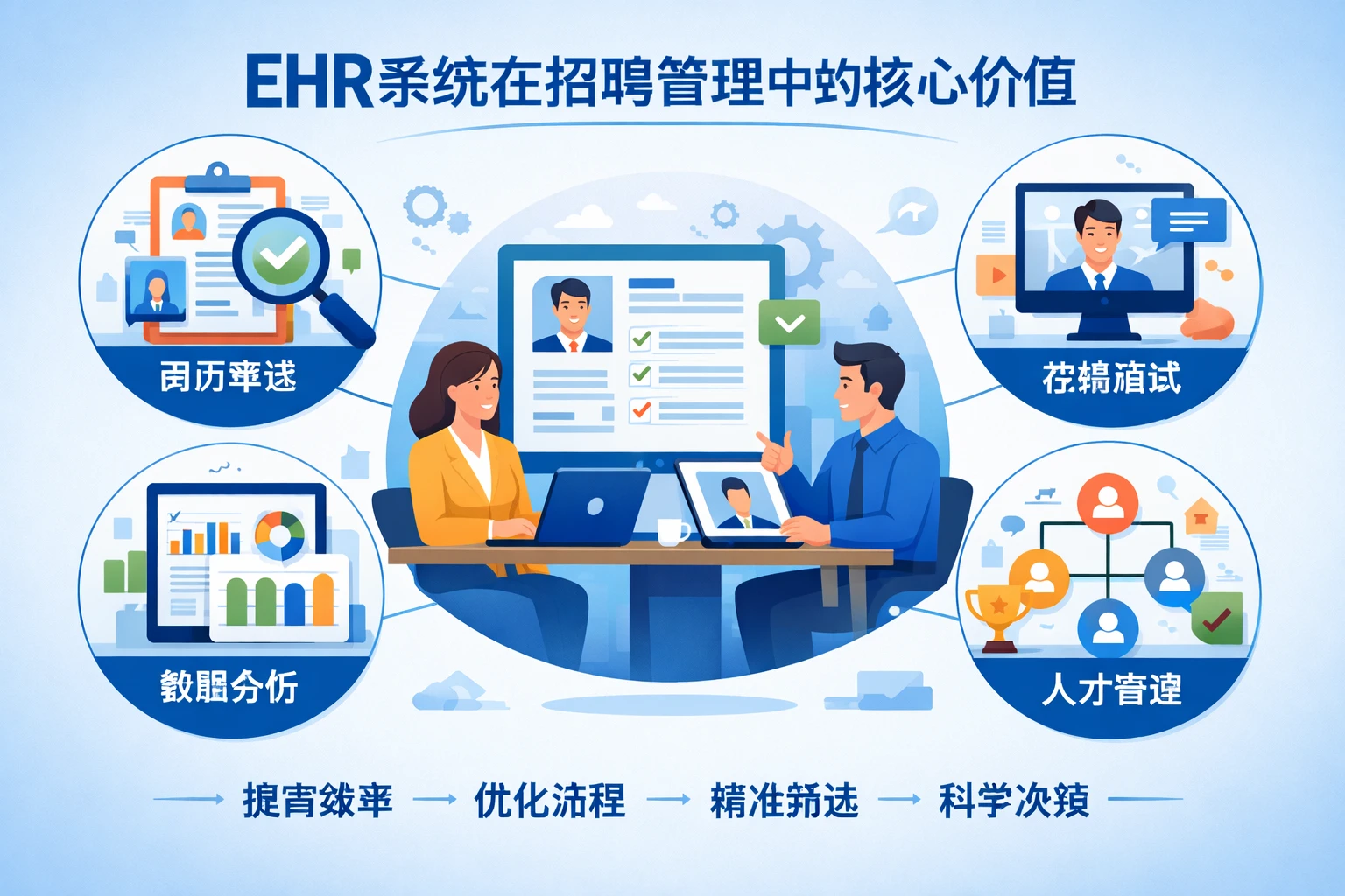 EHR系统在招聘管理中的核心价值
