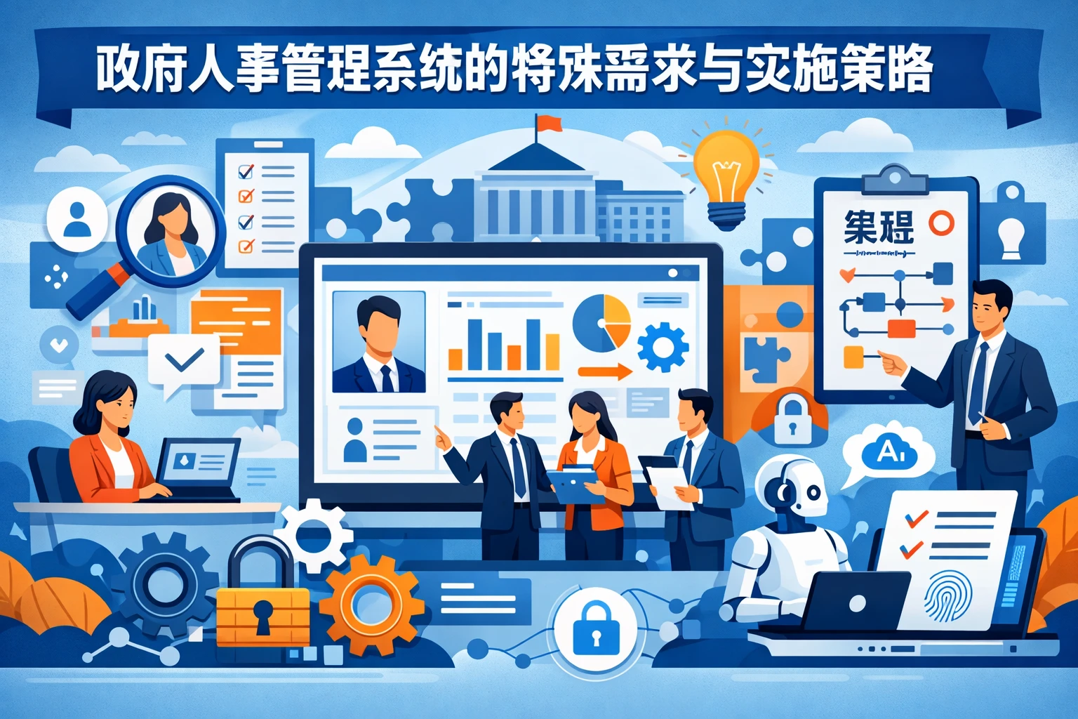 政府人事管理系统的特殊需求与实施策略