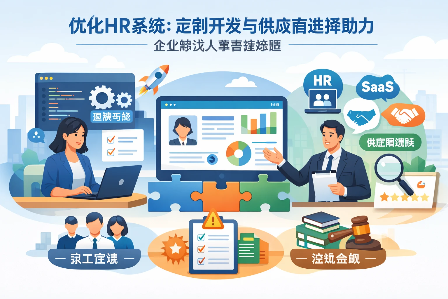 优化HR系统：定制开发与供应商选择助力企业解决人事管理难题