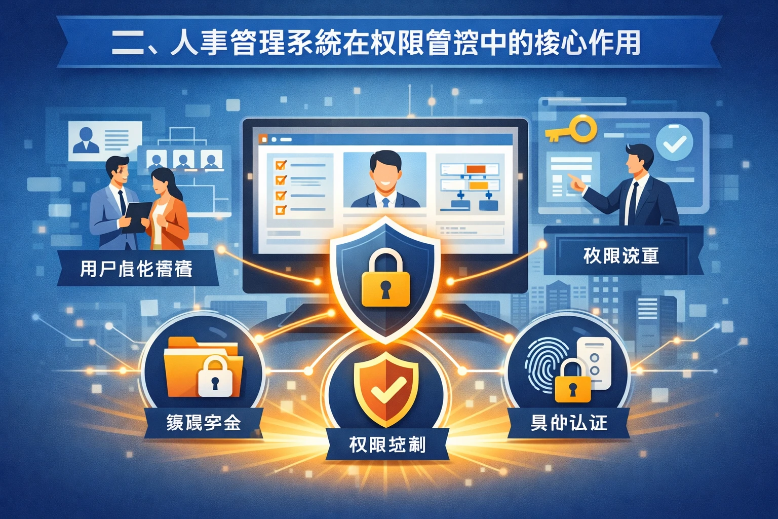 二、人事管理系统在权限管控中的核心作用