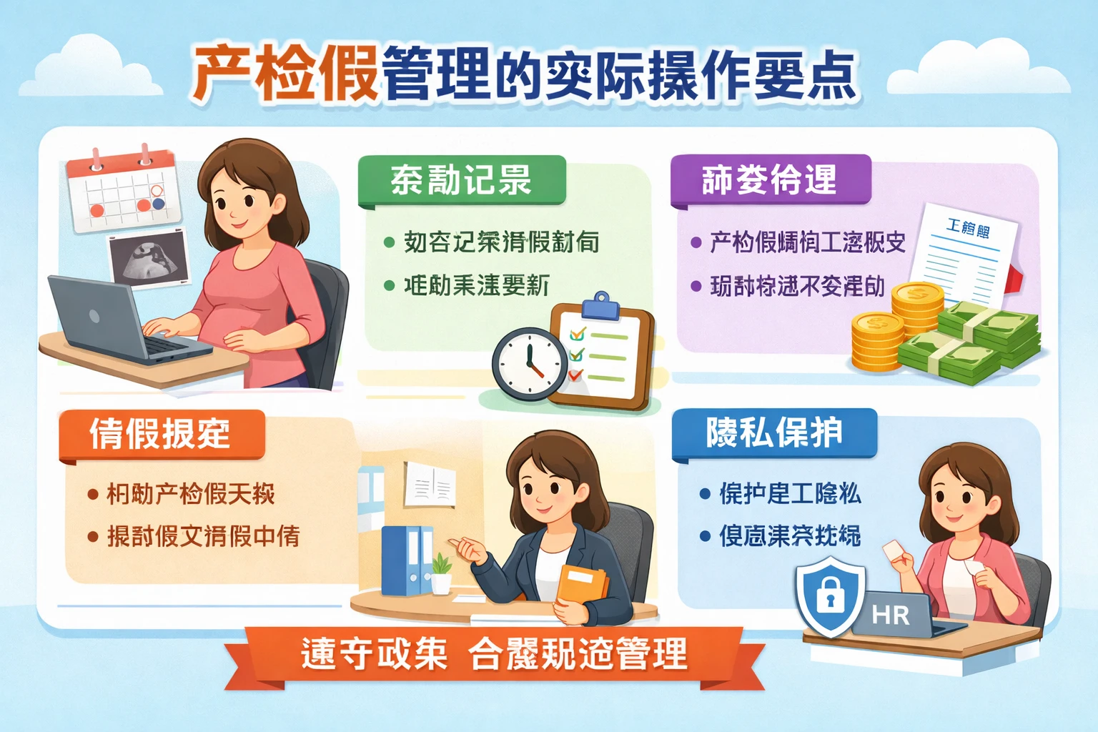 产检假管理的实际操作要点