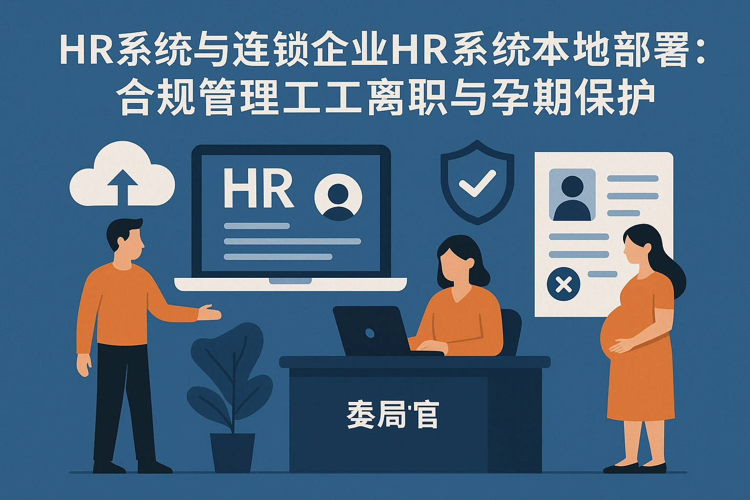 HR系统与连锁企业HR系统本地部署：合规管理员工离职与孕期保护