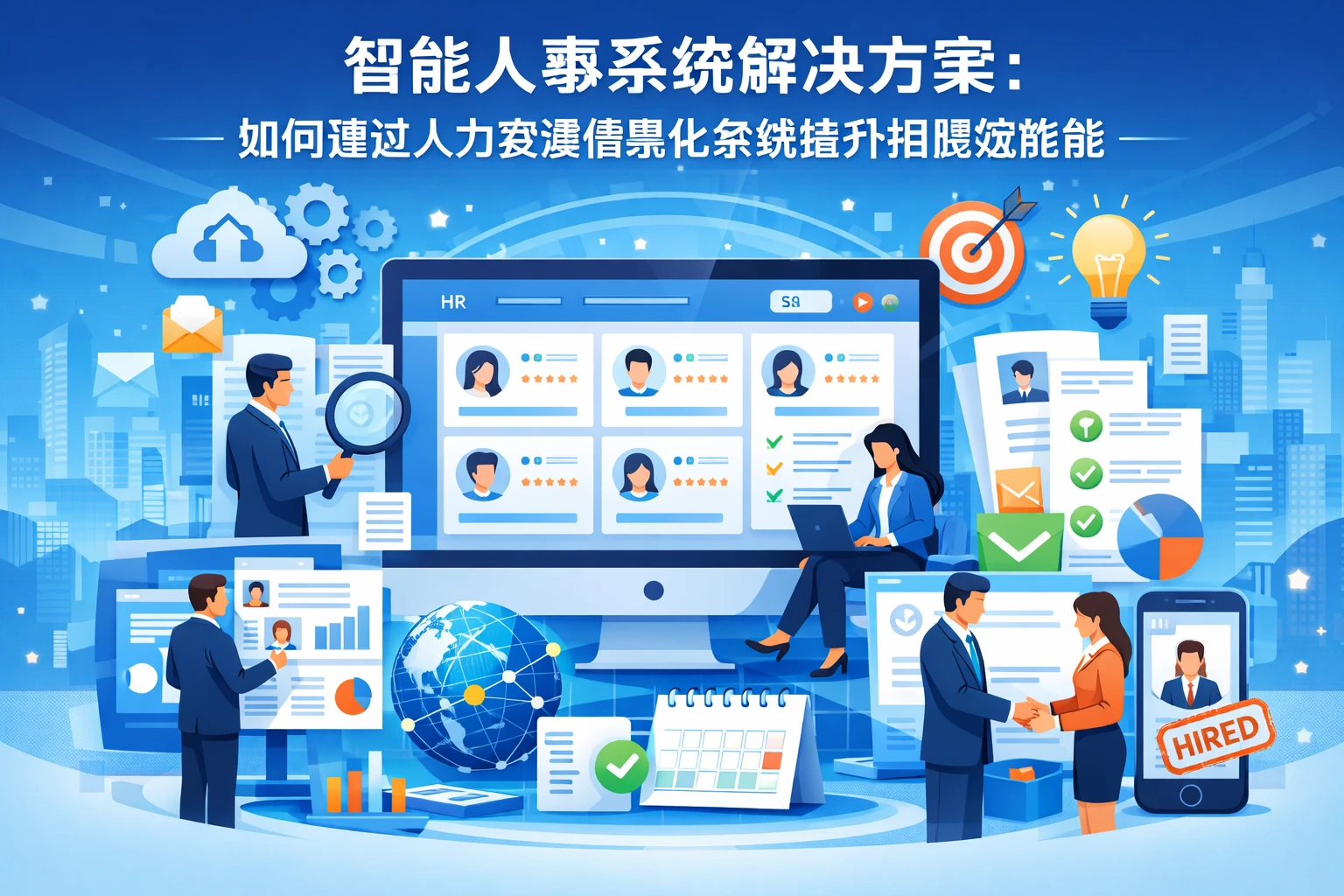 智能人事系统解决方案：如何通过人力资源信息化系统提升招聘效能