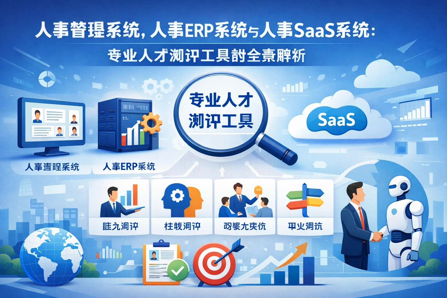 人事管理系统、人事ERP系统与人事SaaS系统：专业人才测评工具的全景解析
