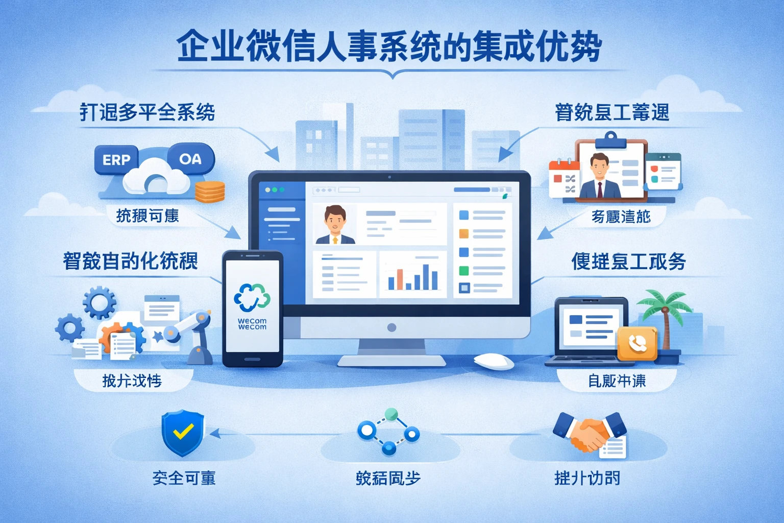 企业微信人事系统的集成优势