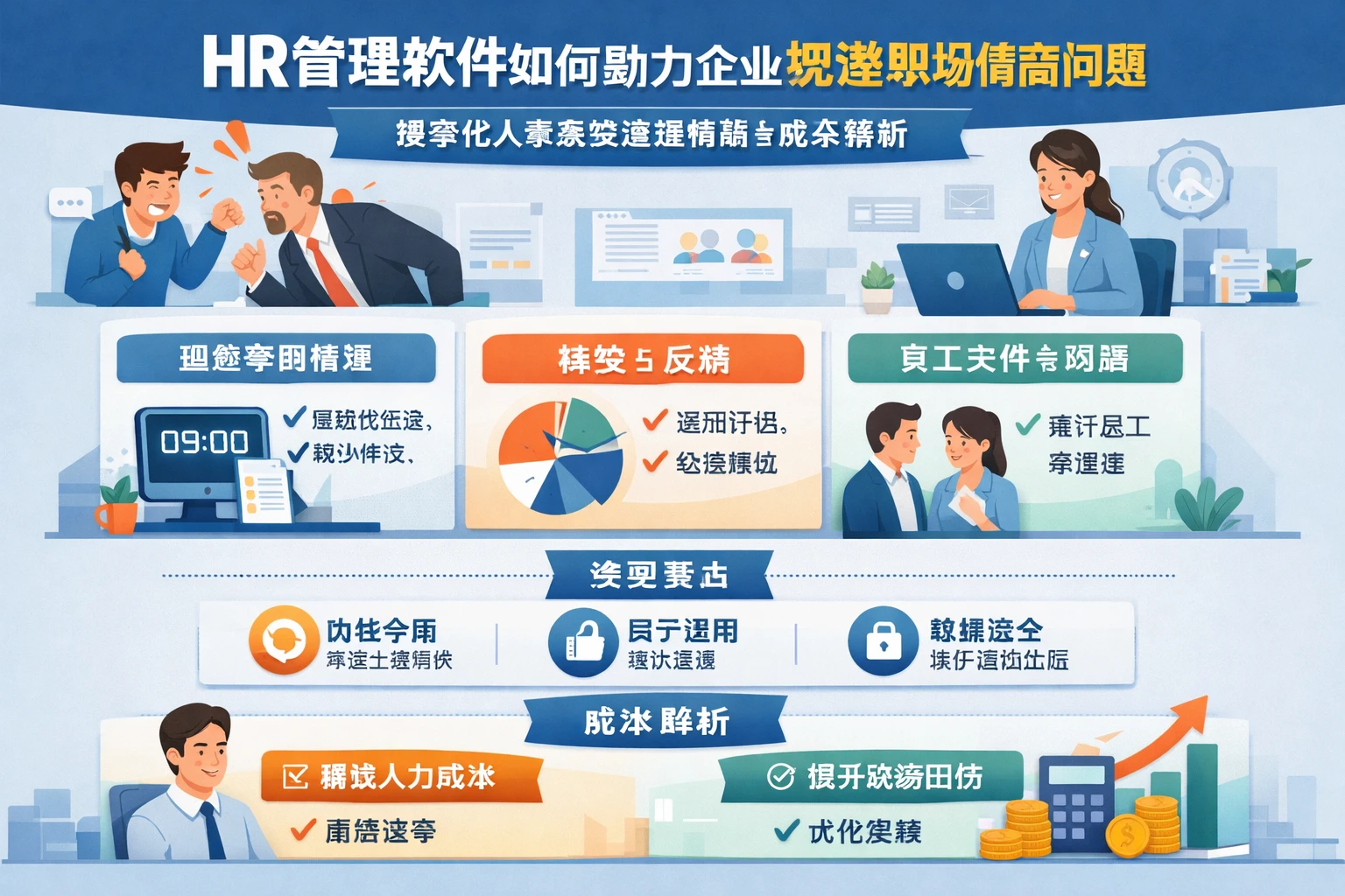 HR管理软件如何助力企业规避职场情商问题 - 数字化人事系统选型指南与成本解析