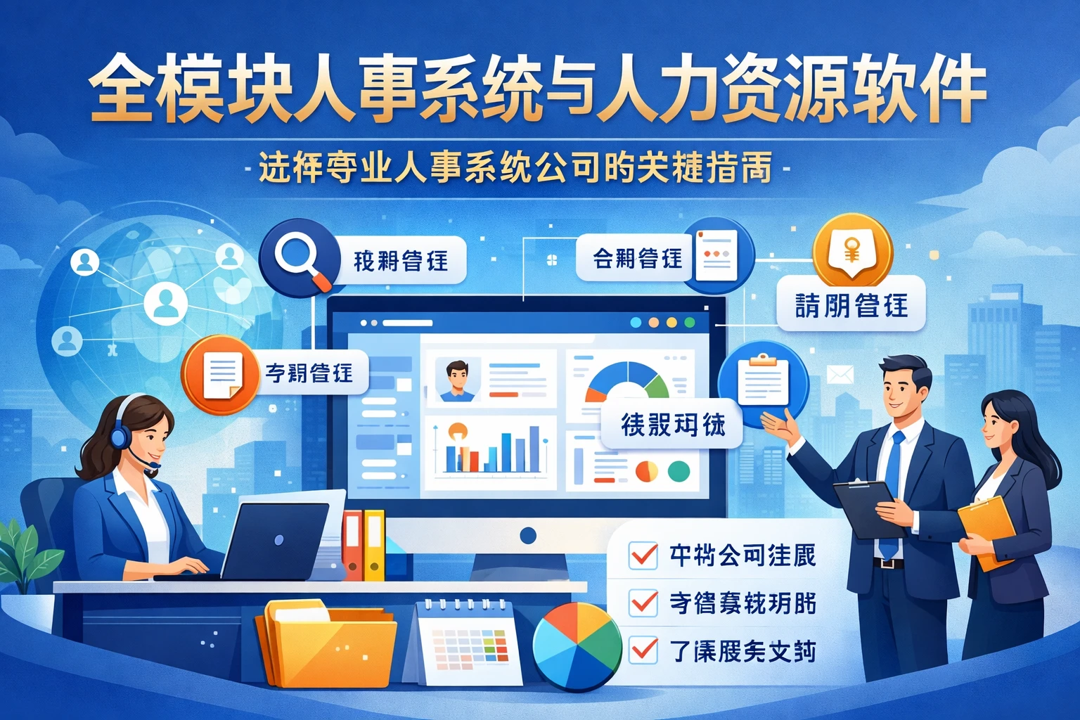 全模块人事系统与人力资源软件：选择专业人事系统公司的关键指南