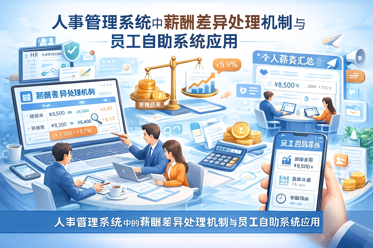 人事管理系统中的薪酬差异处理机制与员工自助系统应用