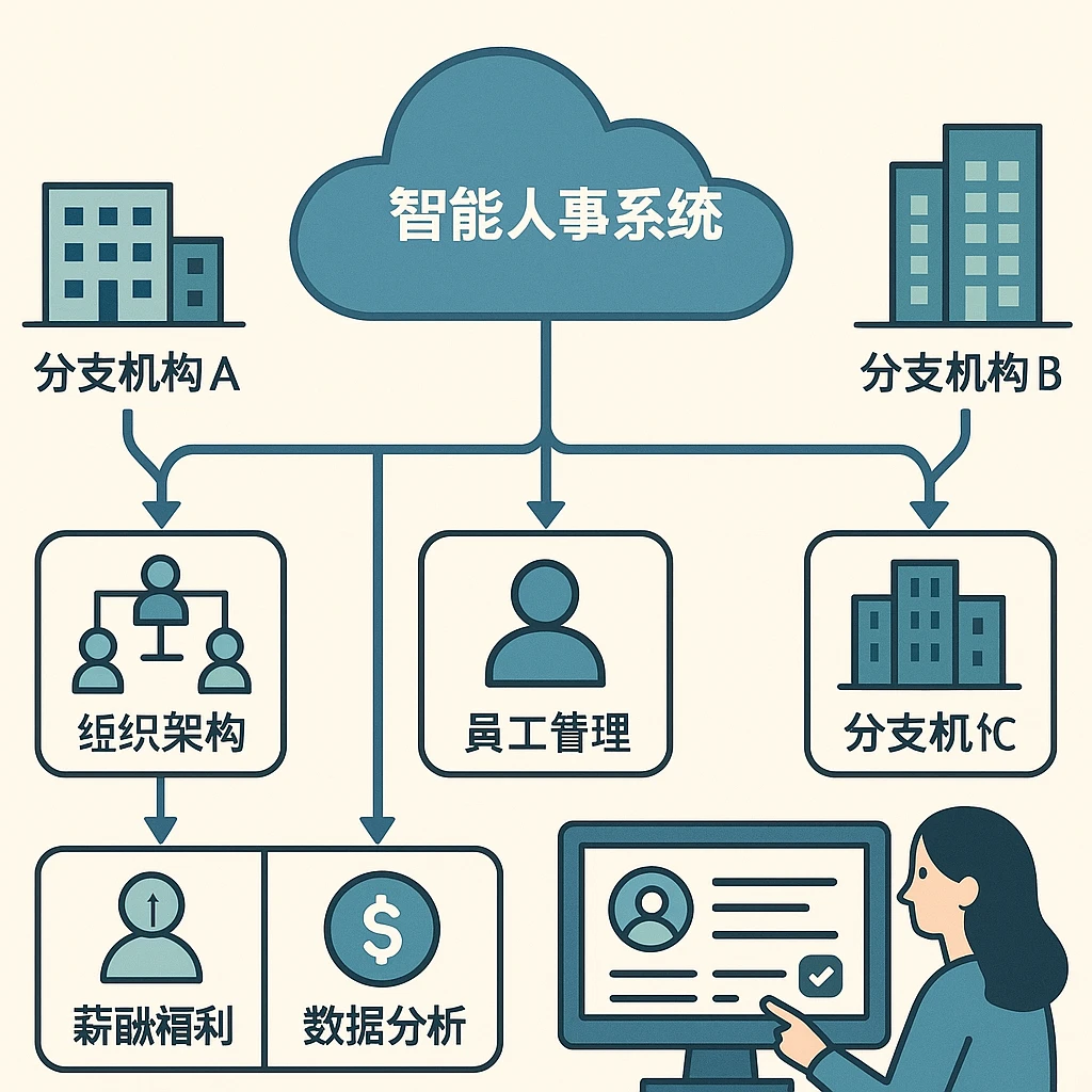 构建智能人事系统：多分支机构人力资源信息化系统架构实践