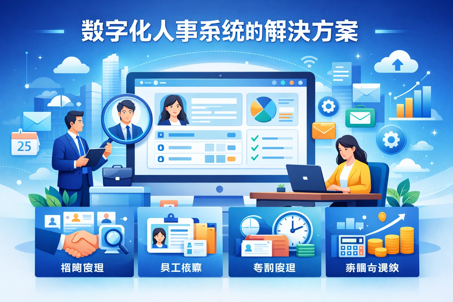 数字化人事系统的解决方案