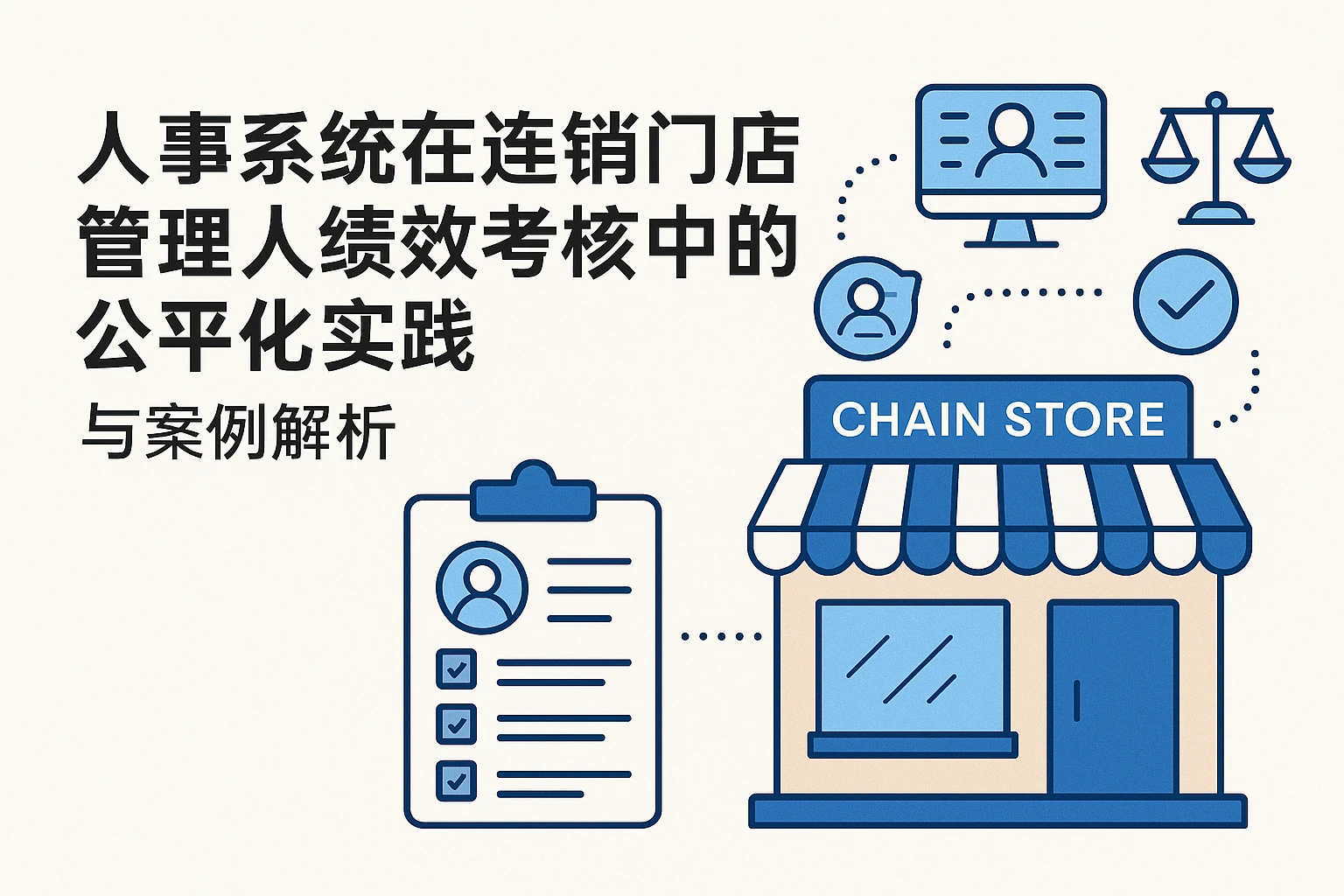 人事系统在连锁门店管理人绩效考核中的公平化实践与案例解析