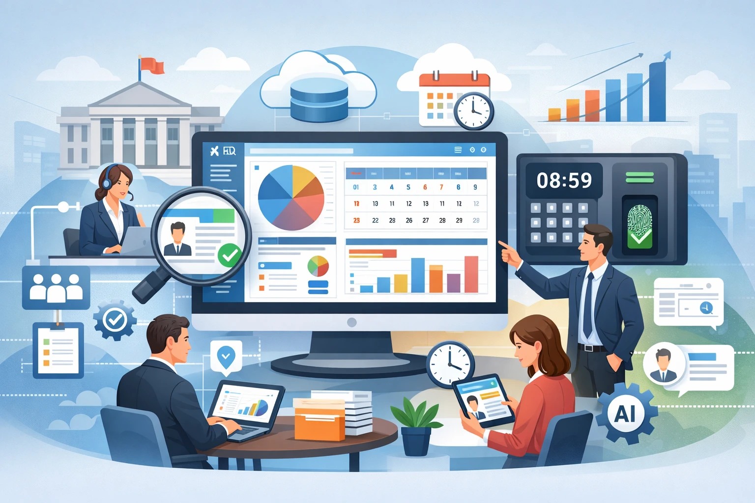 智能化人事管理软件与考勤管理系统在事业单位人事系统中的应用与优化