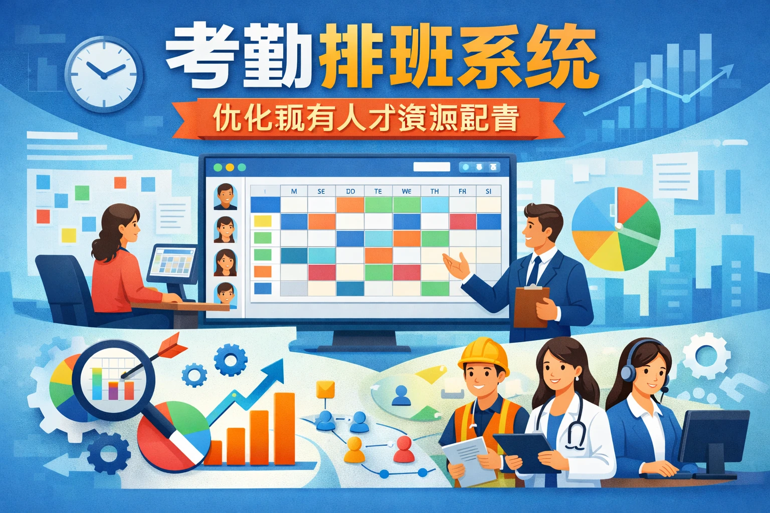 考勤排班系统：优化现有人才资源配置