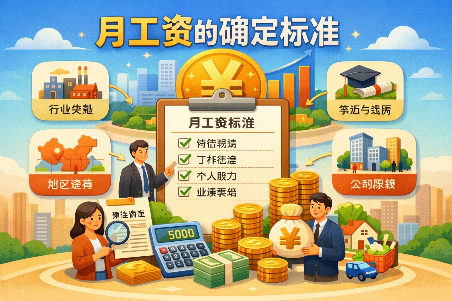 月工资的确定标准