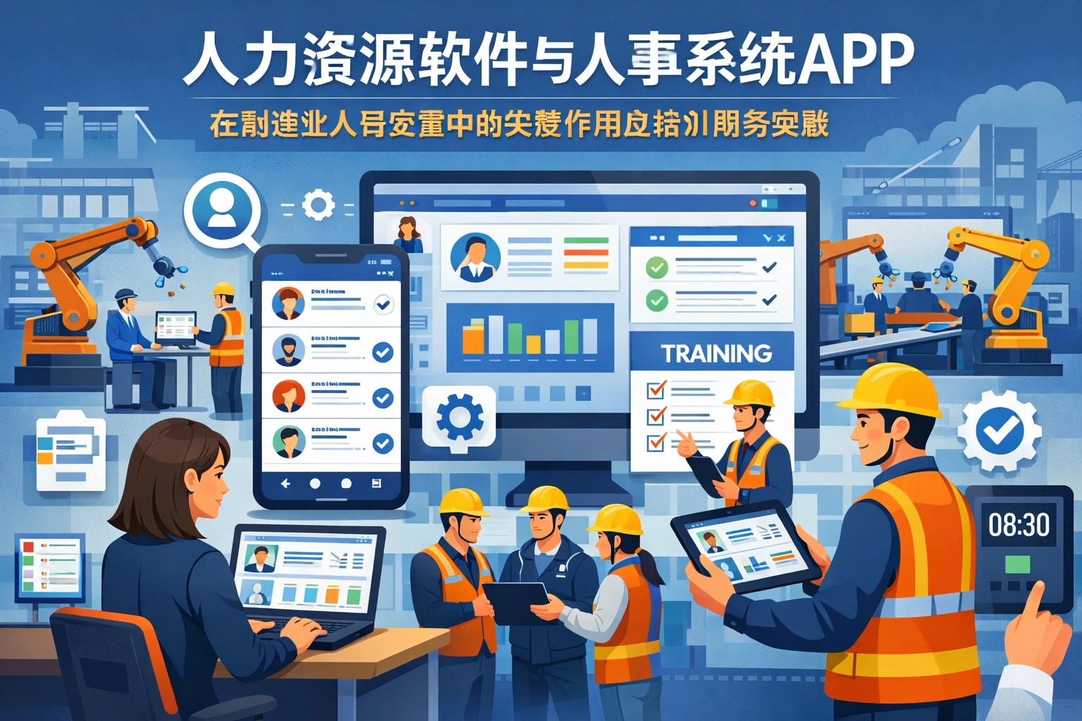 人力资源软件与人事系统APP在制造业人员安置中的关键作用及培训服务实践
