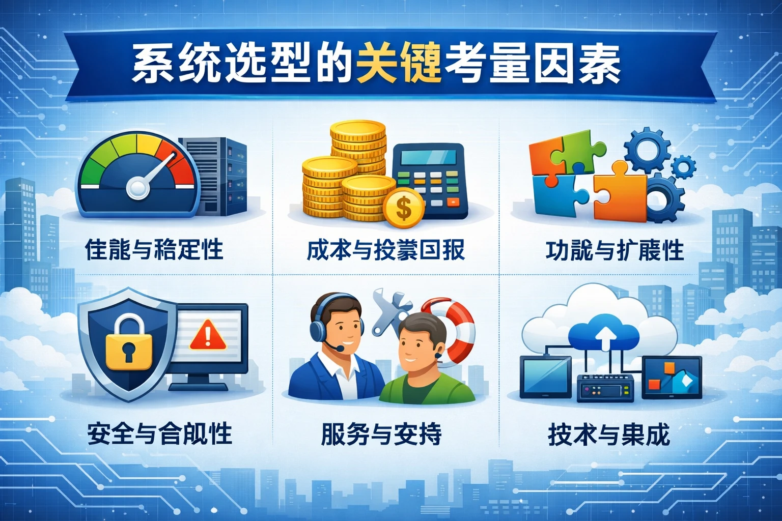 系统选型的关键考量因素