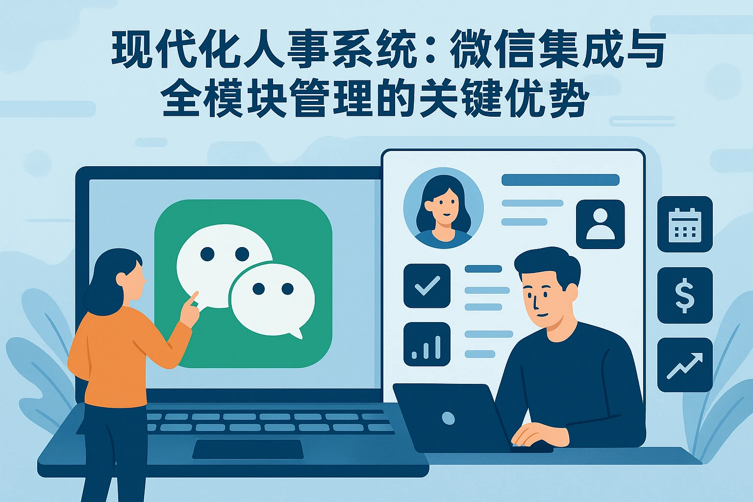现代化人事系统：微信集成与全模块管理的关键优势