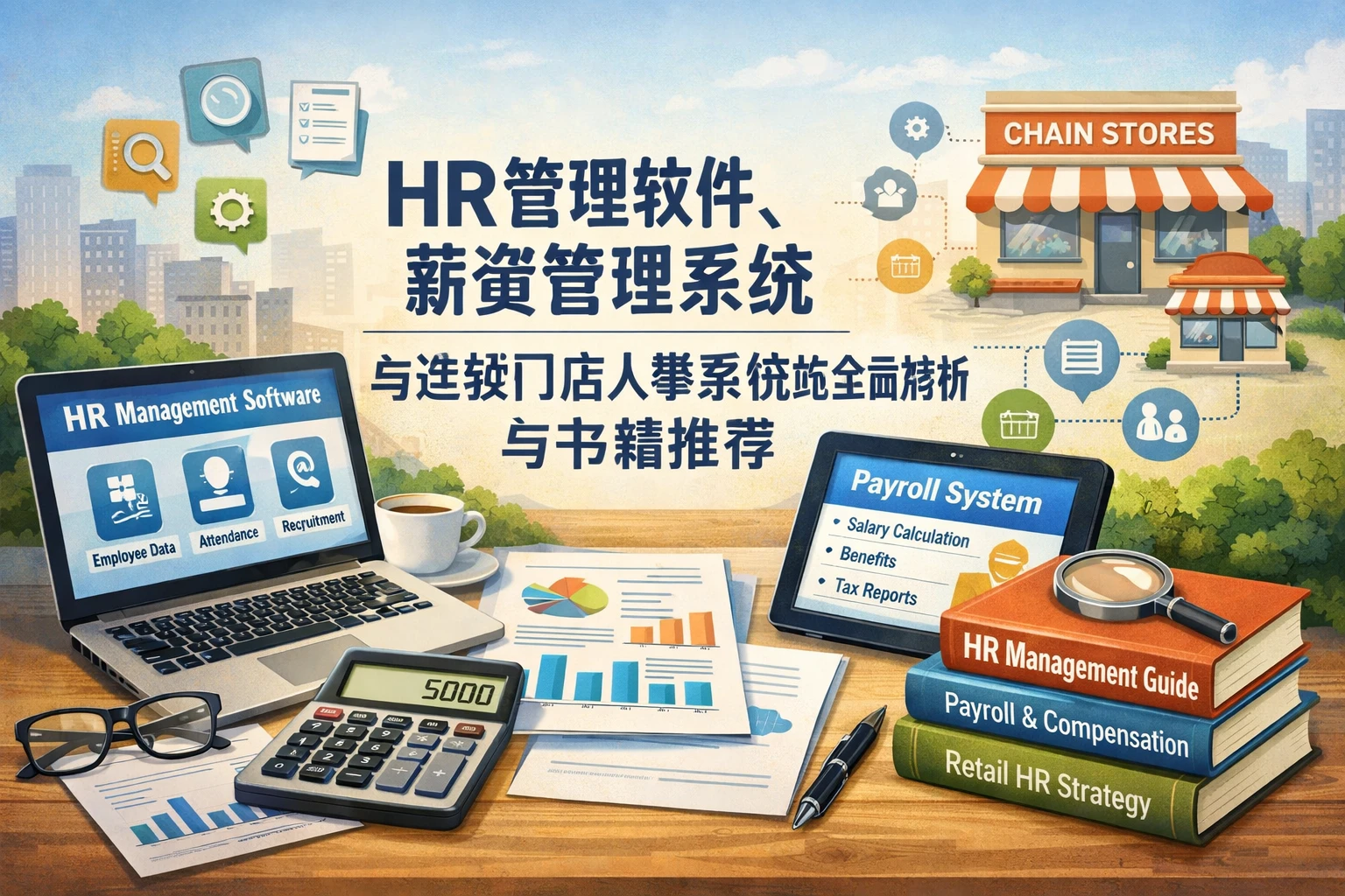 HR管理软件、薪资管理系统与连锁门店人事系统的全面解析与书籍推荐