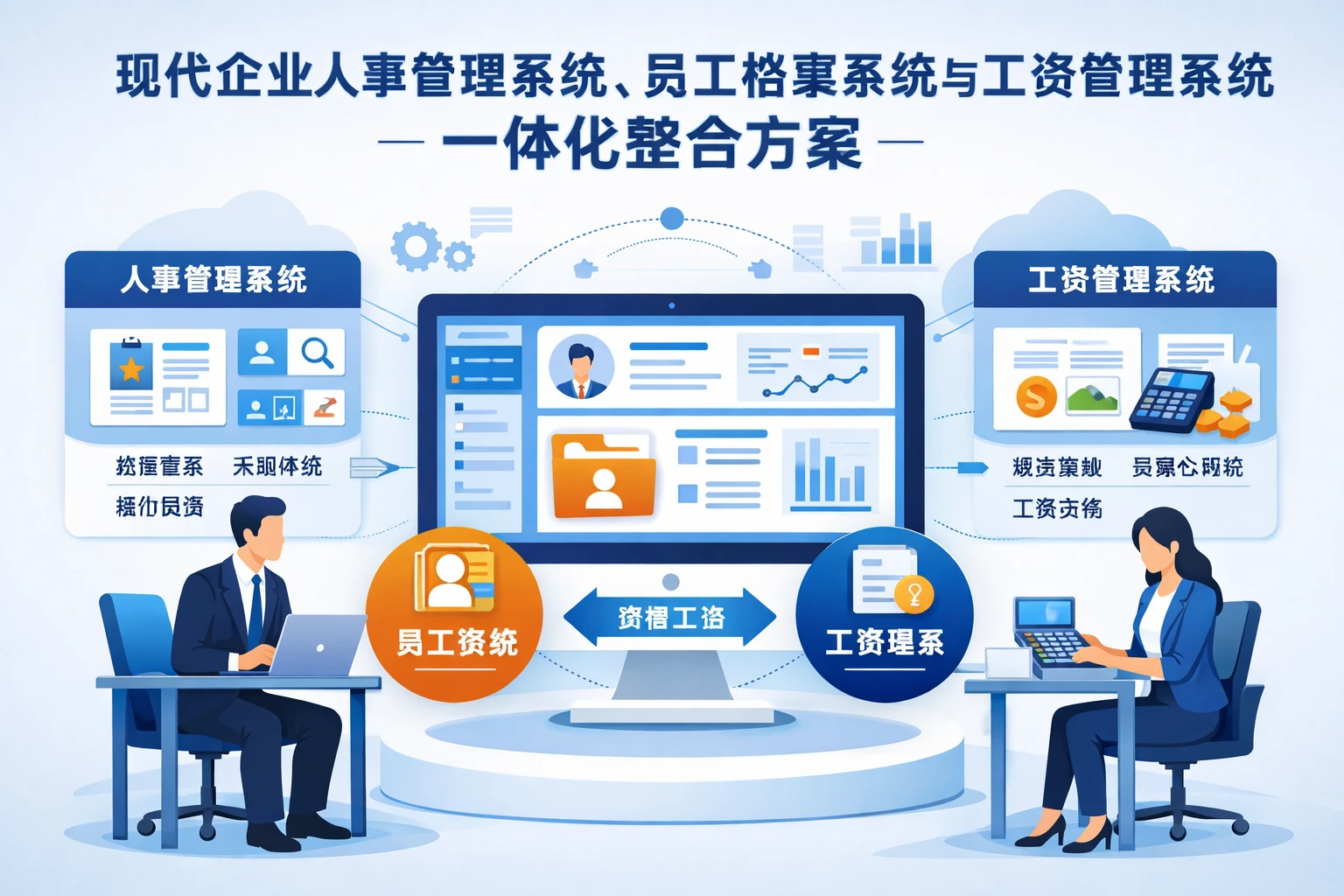 现代企业人事管理系统、员工档案系统与工资管理系统的一体化整合方案