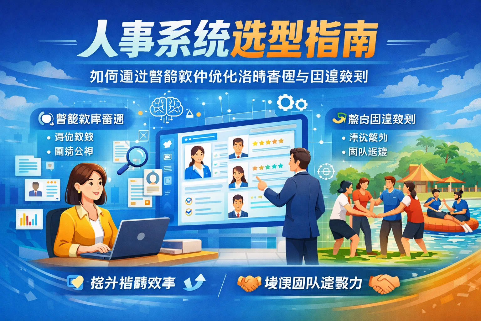 人事系统选型指南：如何通过智能软件优化招聘管理与团建策划