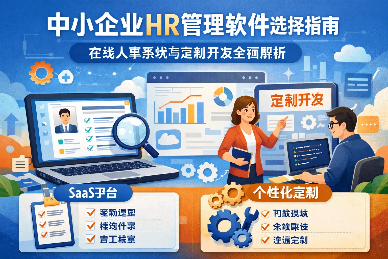 中小企业HR管理软件选择指南：在线人事系统与定制开发全面解析