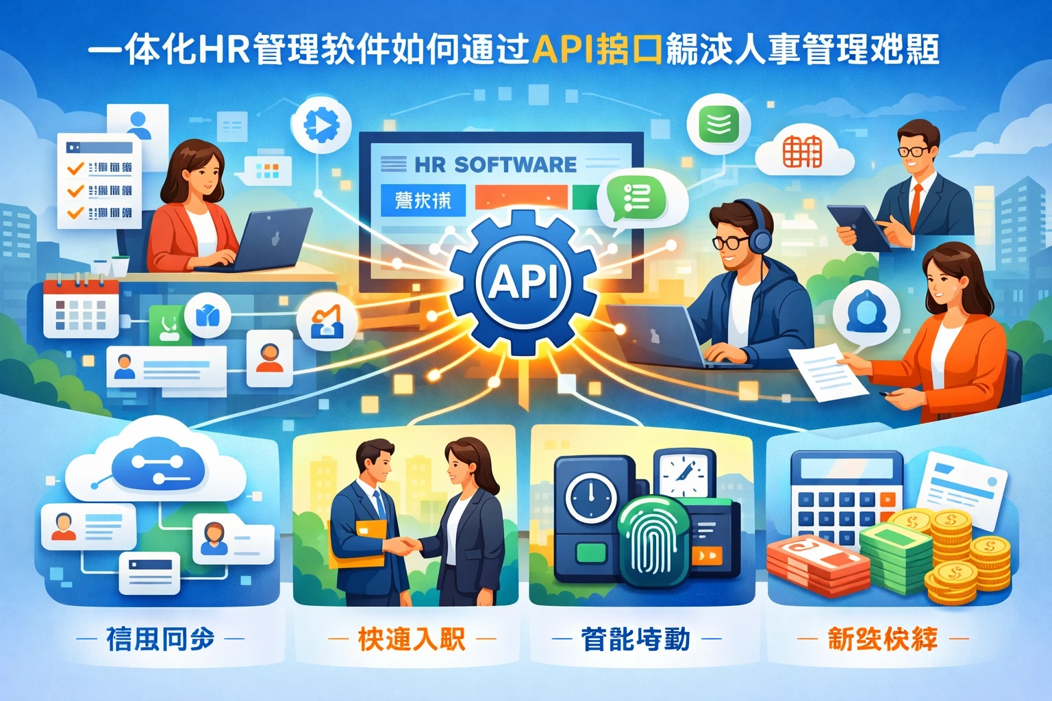 一体化HR管理软件如何通过API接口解决人事管理难题