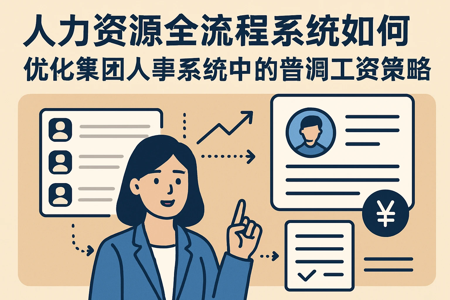 人力资源全流程系统如何优化集团人事系统中的普调工资策略