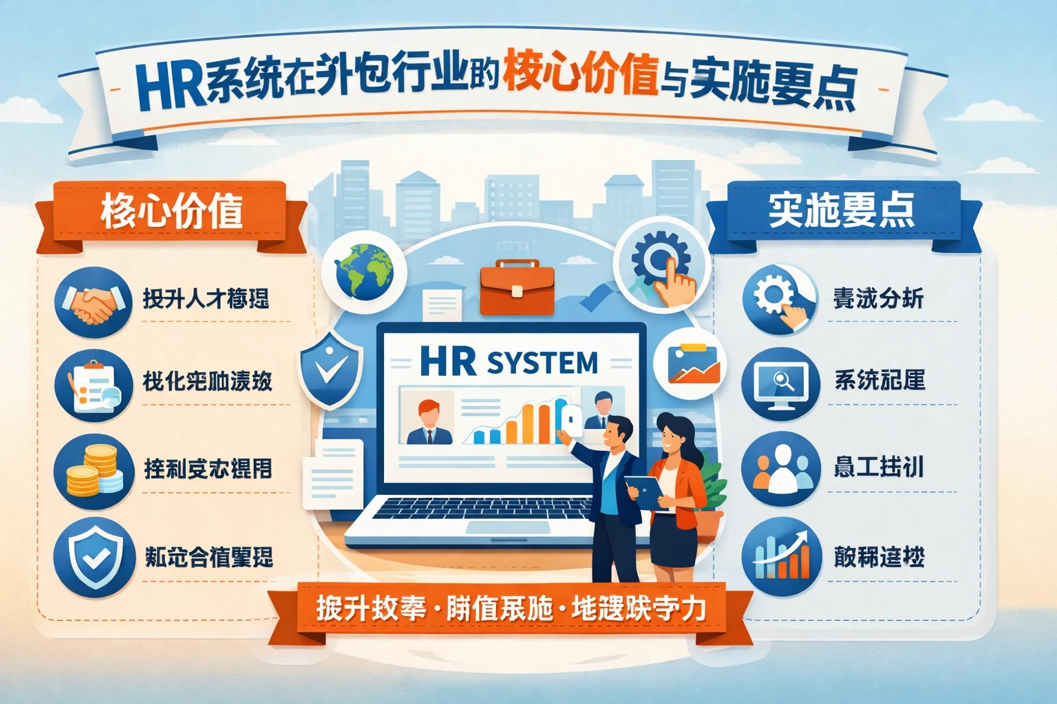 HR系统在外包行业的核心价值与实施要点