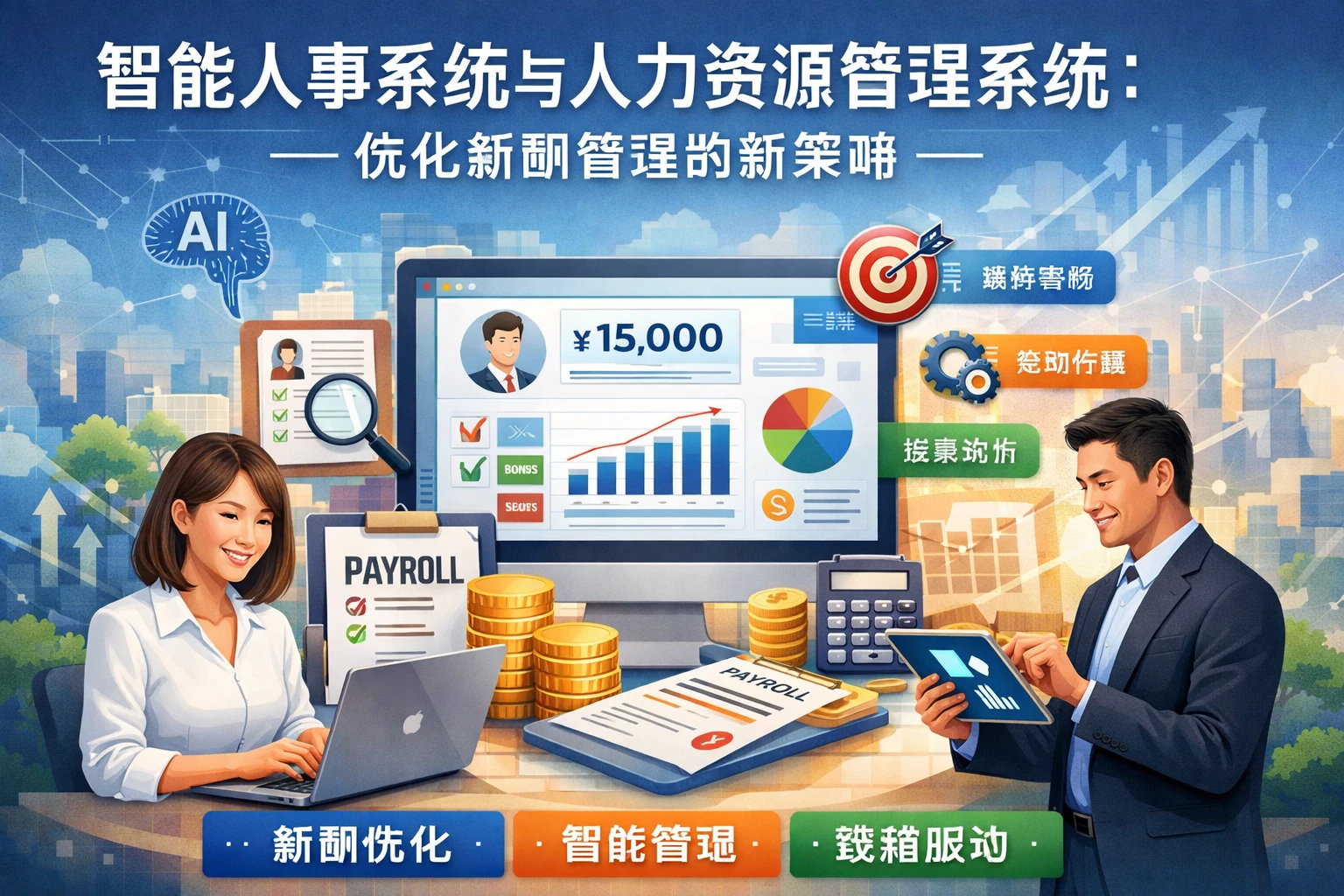 智能人事系统与人力资源管理系统:优化薪酬管理的新策略