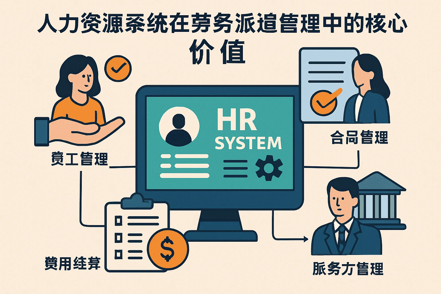人力资源系统在劳务派遣管理中的核心价值