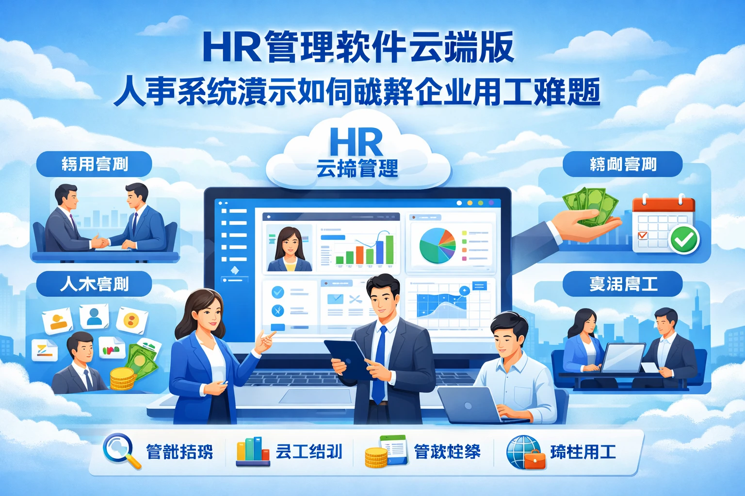 HR管理软件云端版：人事系统演示如何破解企业用工难题