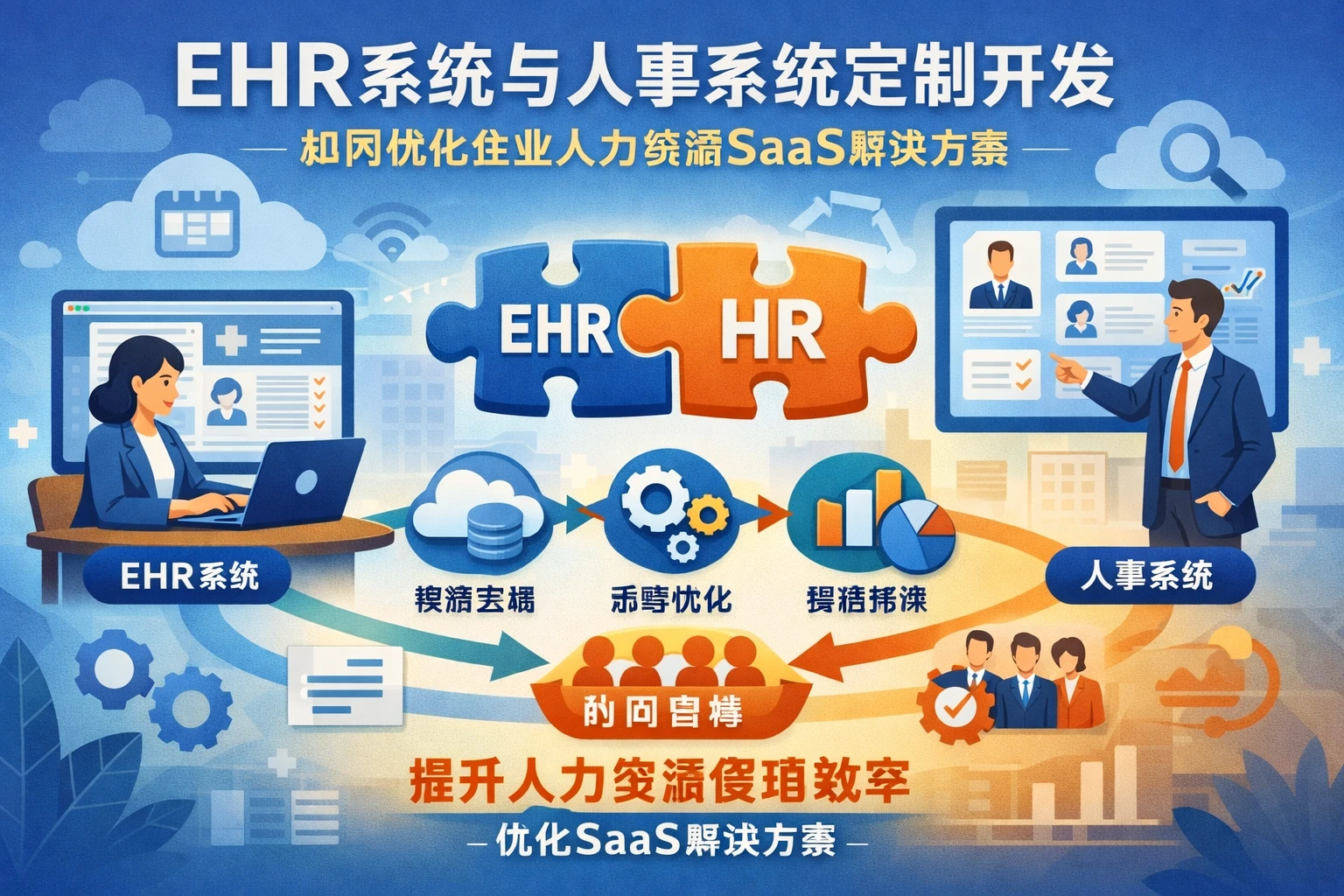 ehr系统与人事系统定制开发如何优化企业人力资源SaaS解决方案