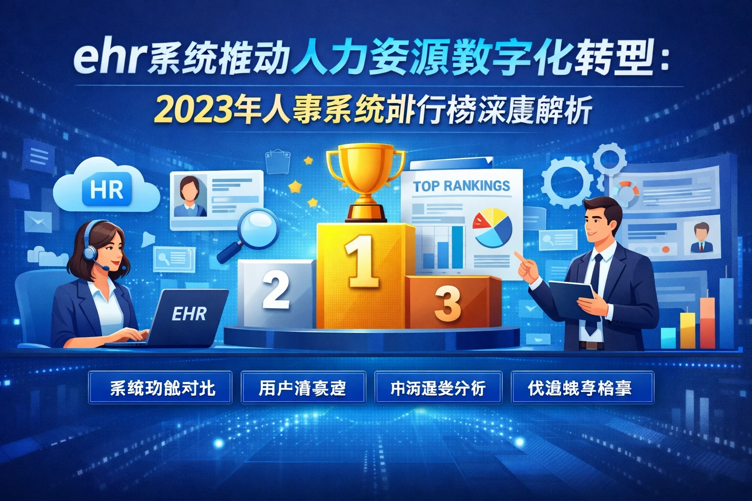 ehr系统推动人力资源数字化转型：2023年人事系统排行榜深度解析