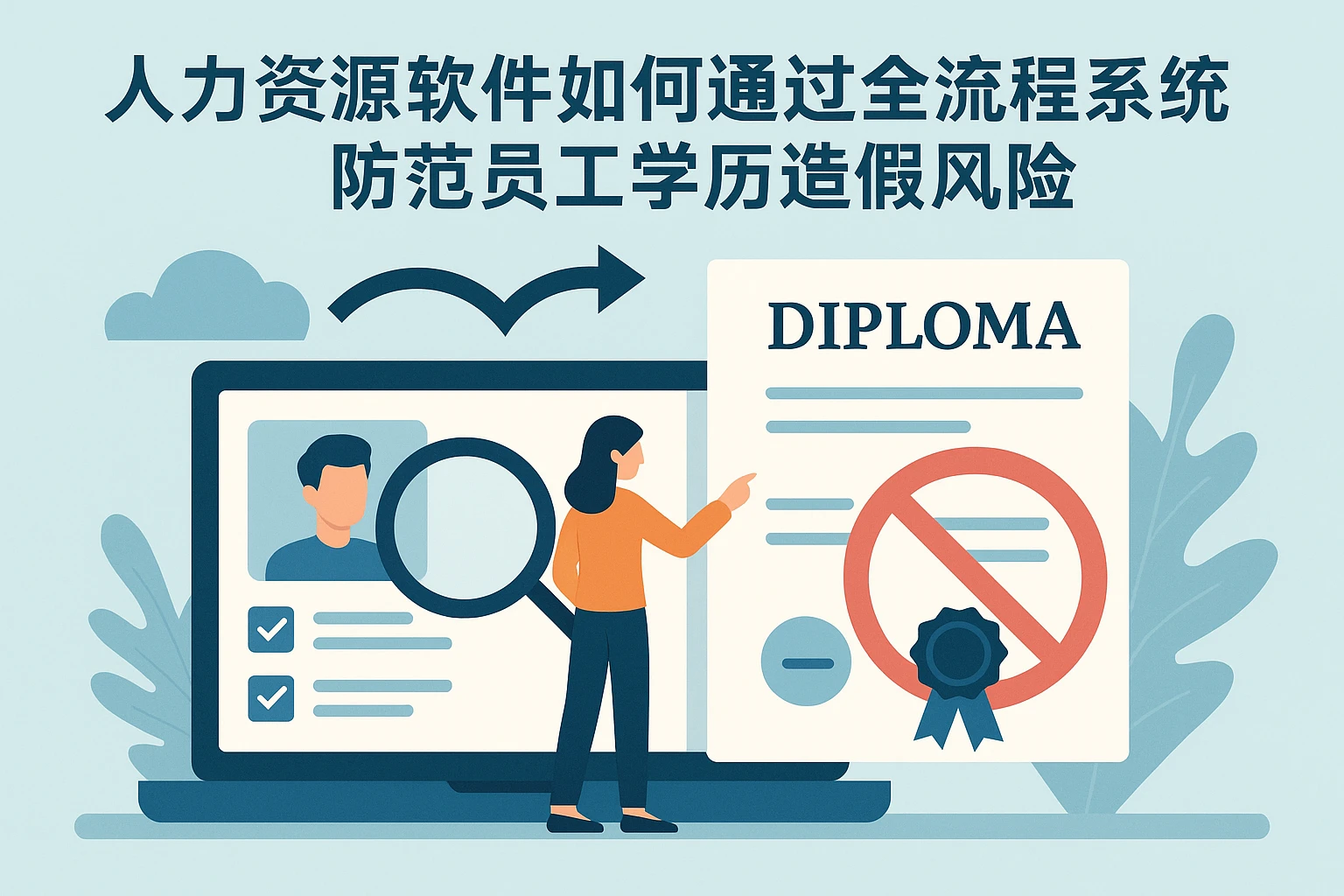 人力资源软件如何通过全流程系统防范员工学历造假风险