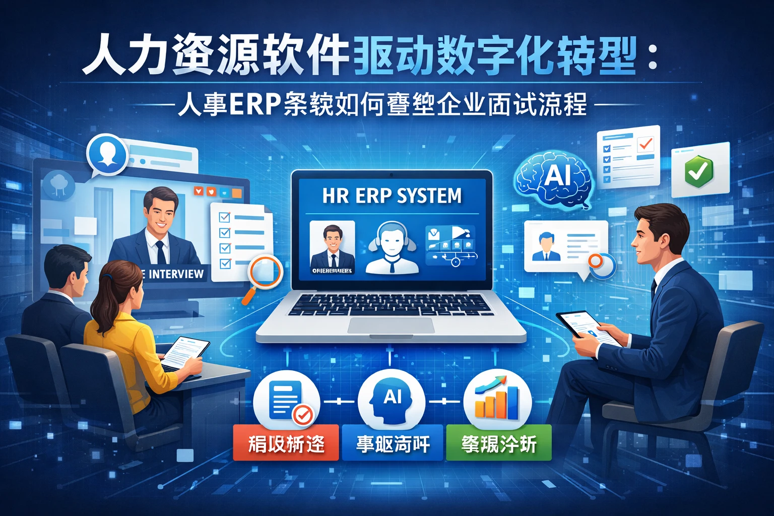 人力资源软件驱动数字化转型：人事ERP系统如何重塑企业面试流程