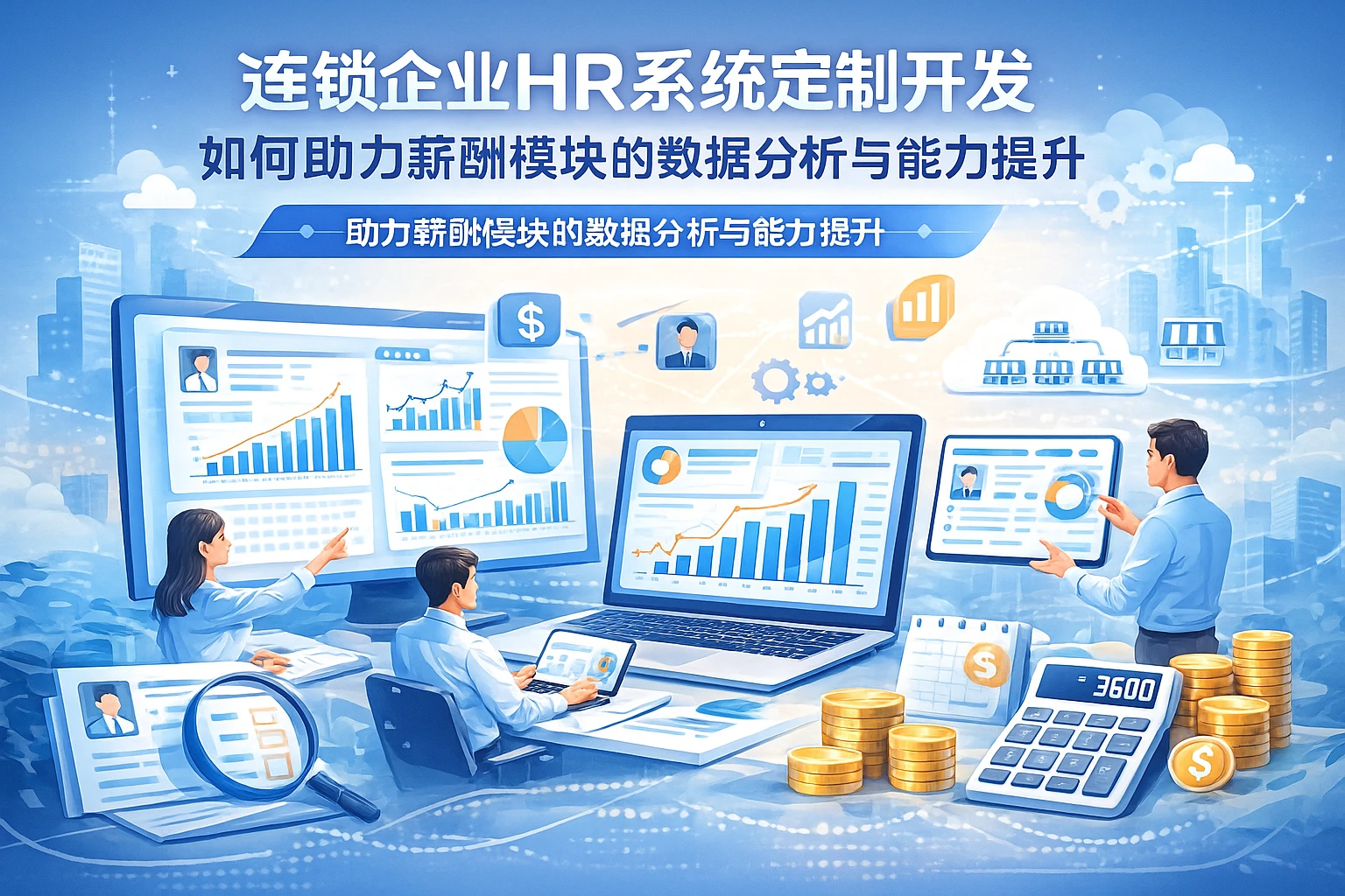 连锁企业HR系统定制开发如何助力薪酬模块的数据分析与能力提升