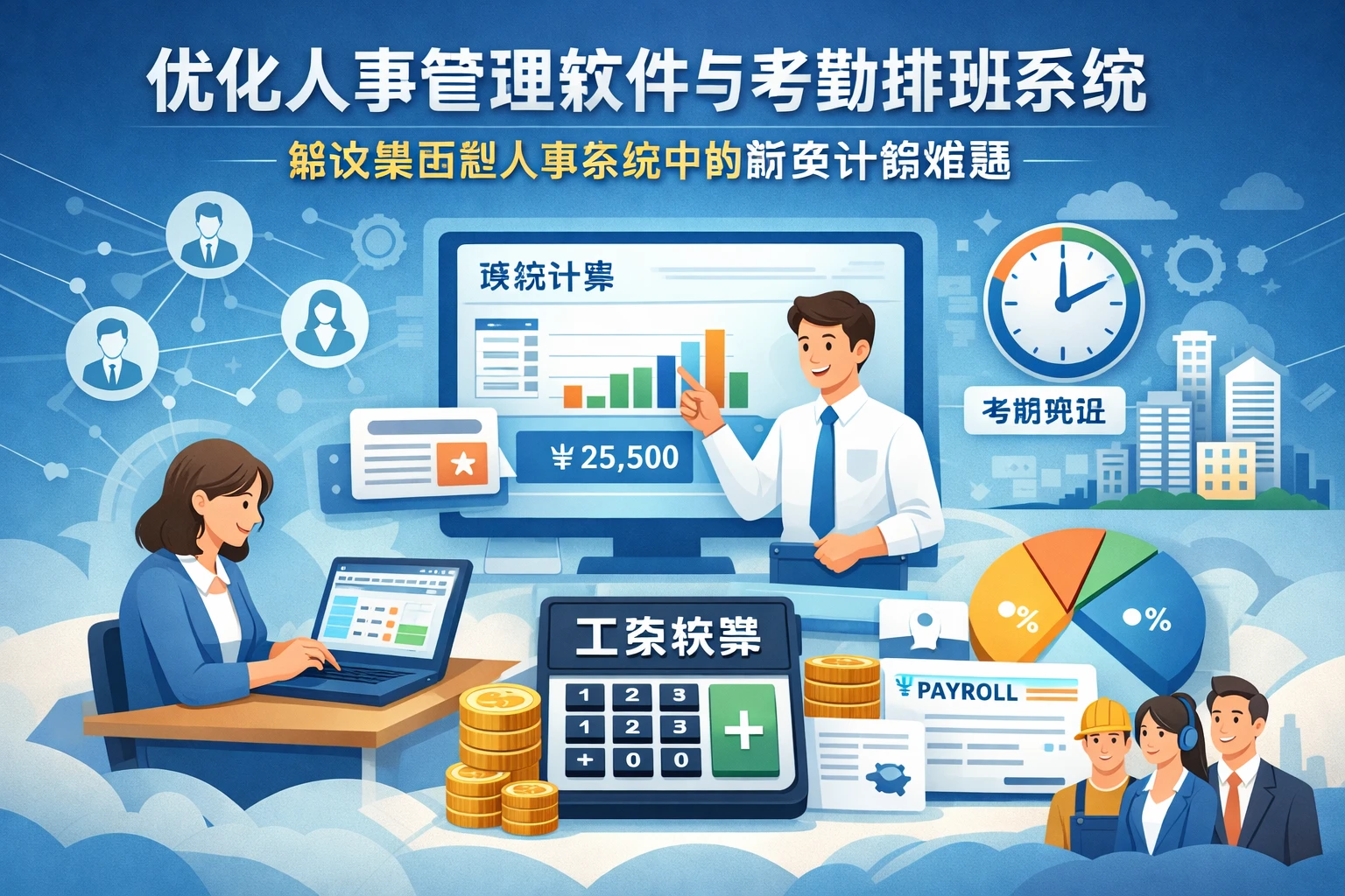 优化人事管理软件与考勤排班系统:解决集团型人事系统中的薪资计算难题