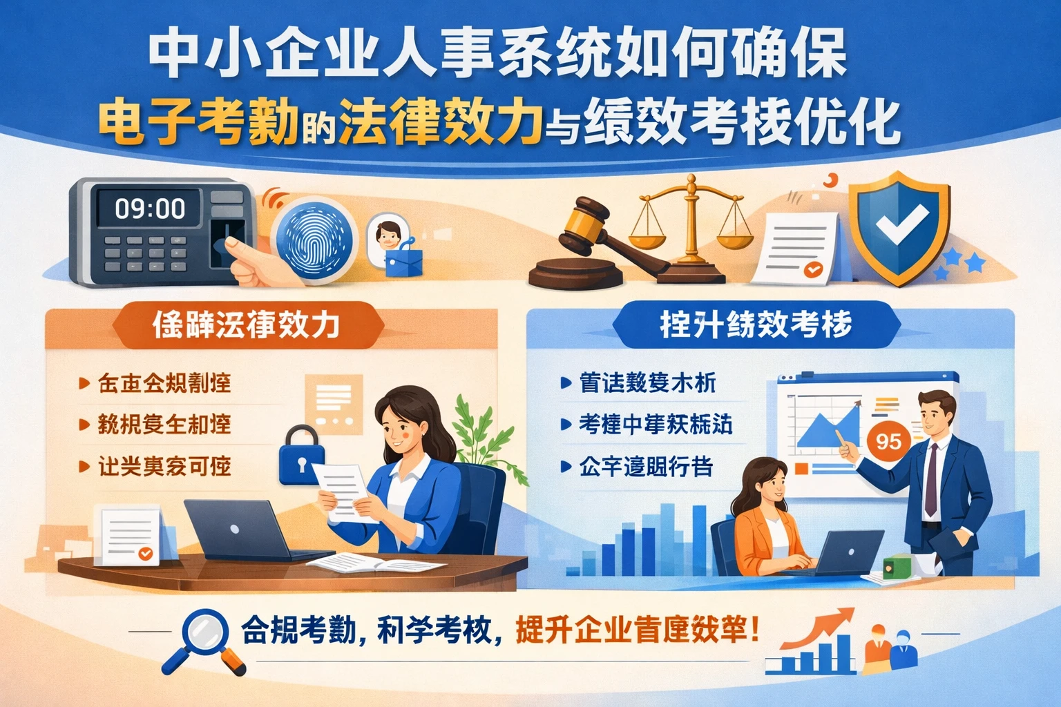 中小企业人事系统如何确保电子考勤的法律效力与绩效考核优化