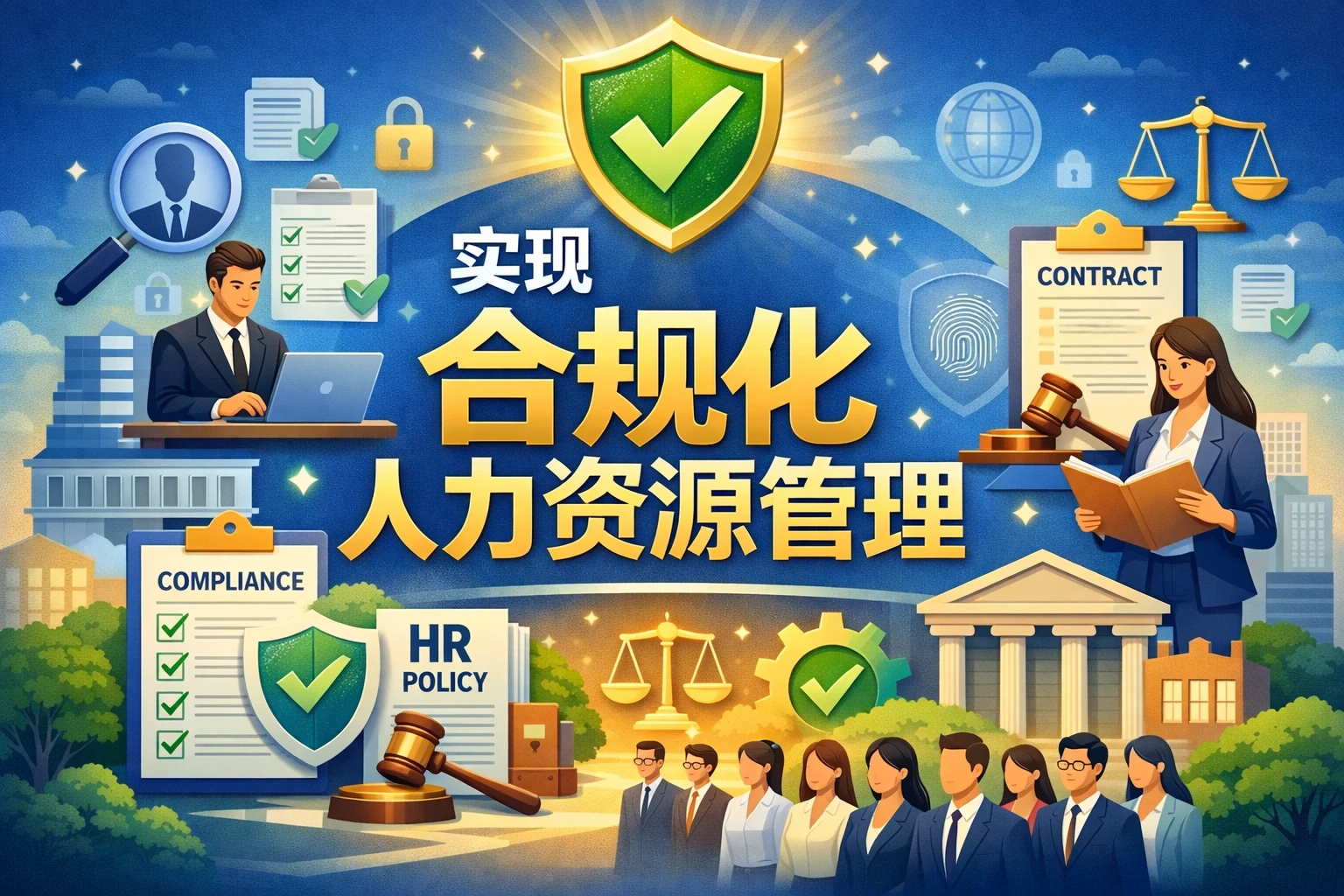 实现合规化人力资源管理