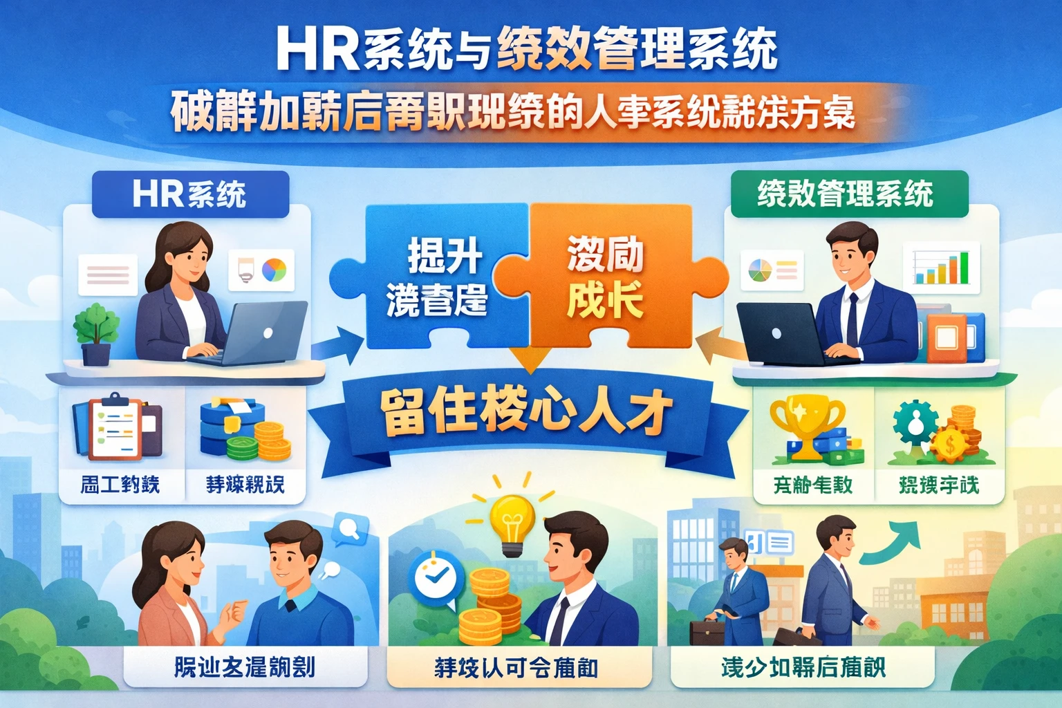 HR系统与绩效管理系统：破解加薪后离职现象的人事系统解决方案