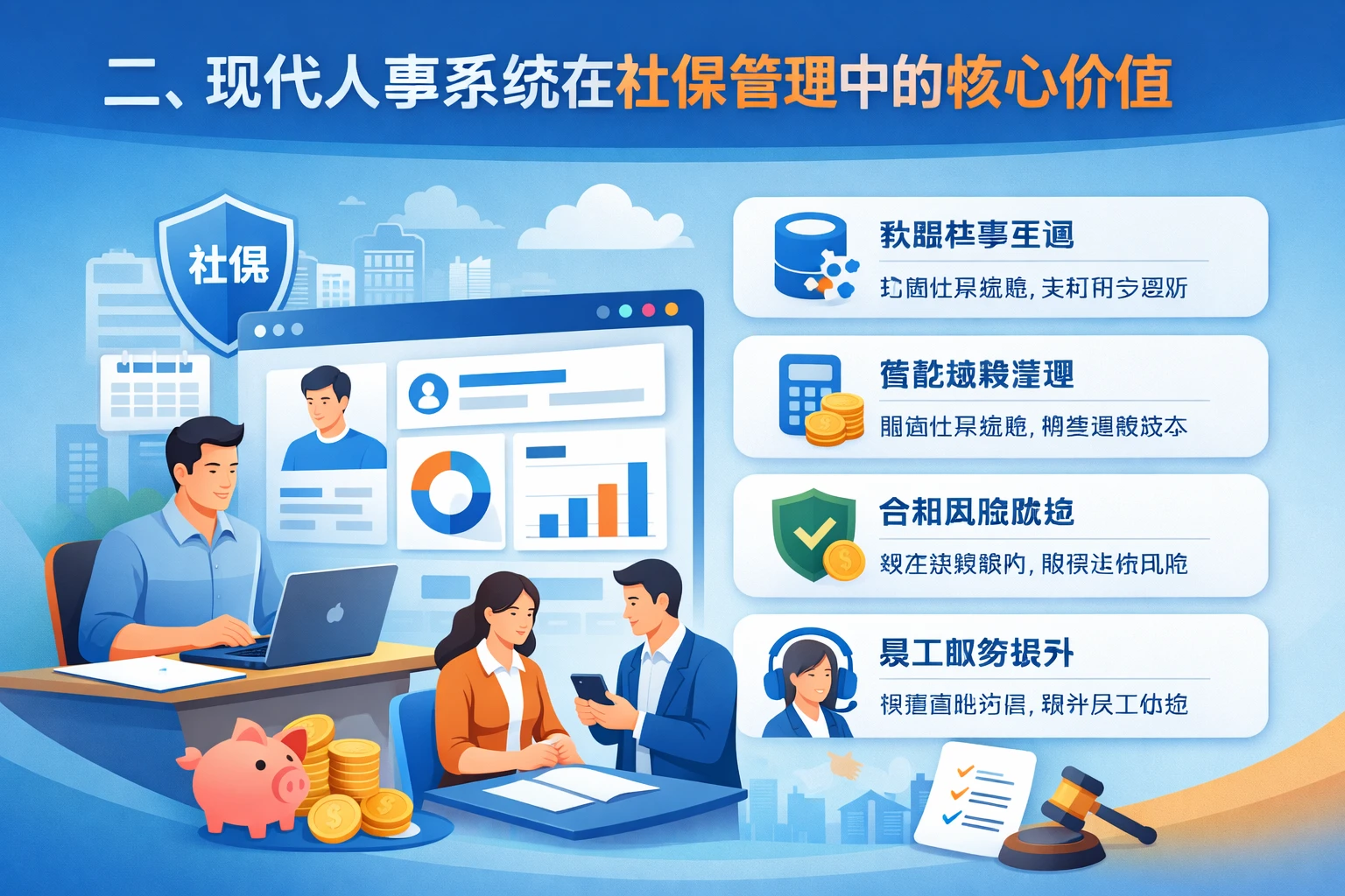 二、现代人事系统在社保管理中的核心价值