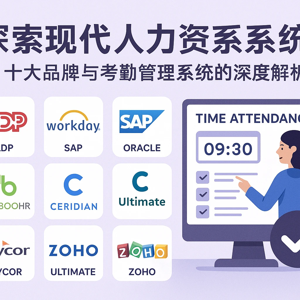 探索现代人力资源系统:十大品牌与考勤管理系统的深度解析