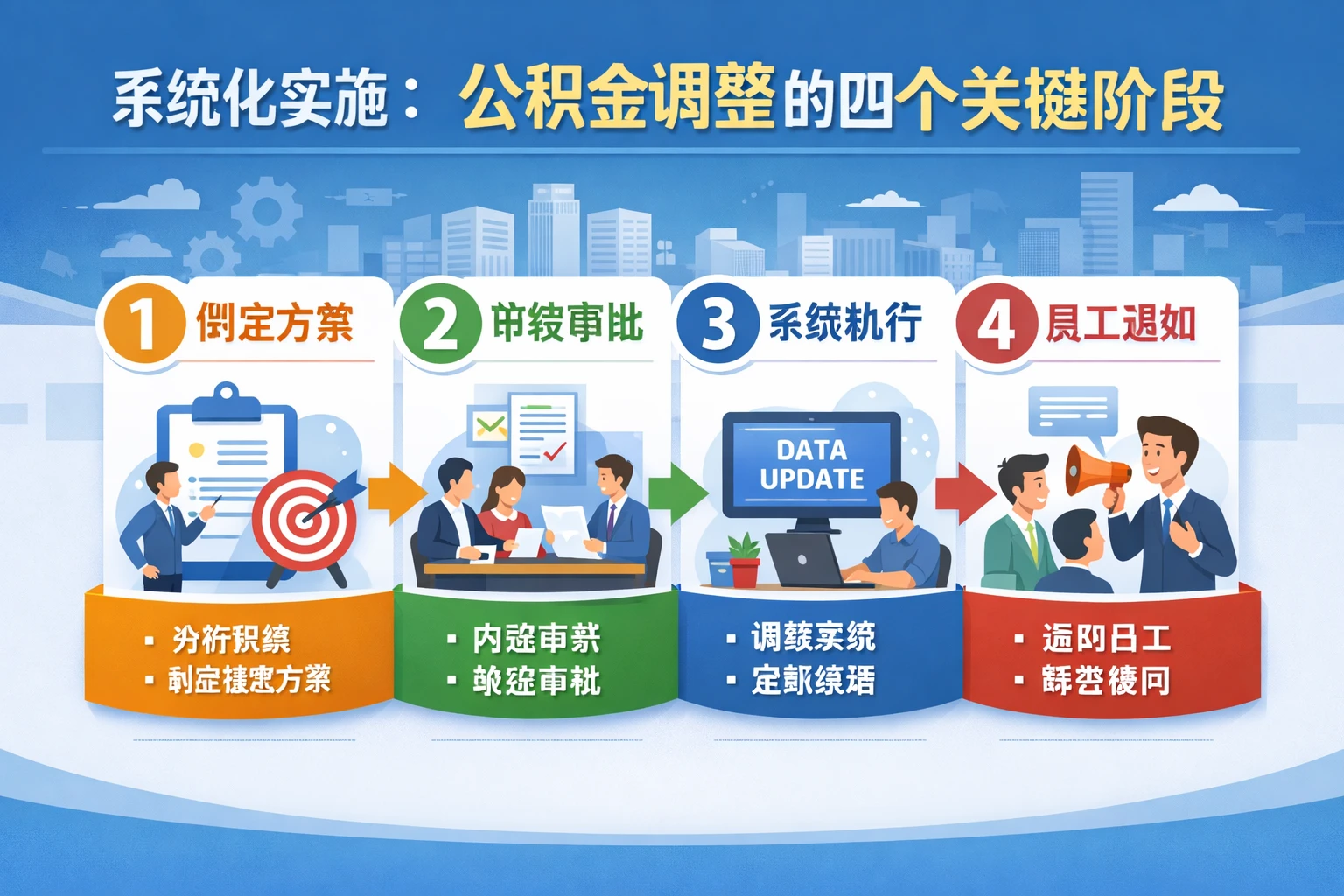 系统化实施：公积金调整的四个关键阶段