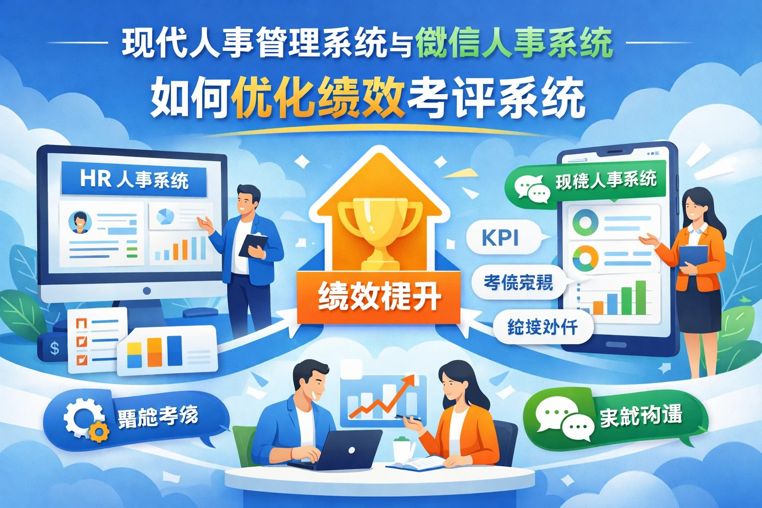现代人事管理系统与微信人事系统如何优化绩效考评系统