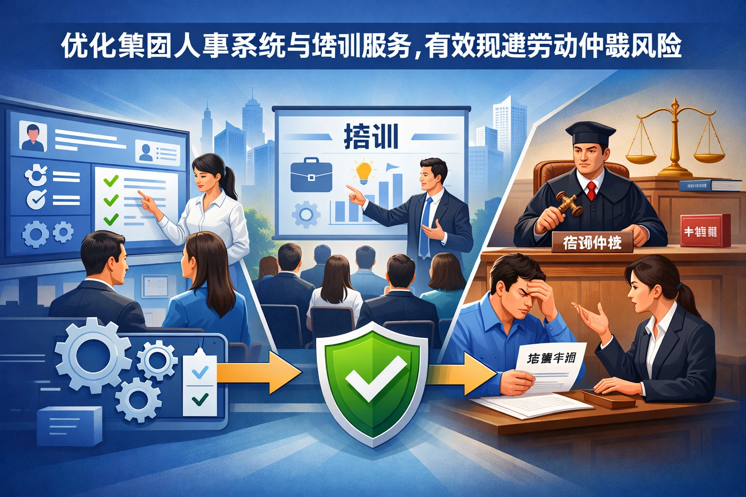 优化集团人事系统与培训服务，有效规避劳动仲裁风险