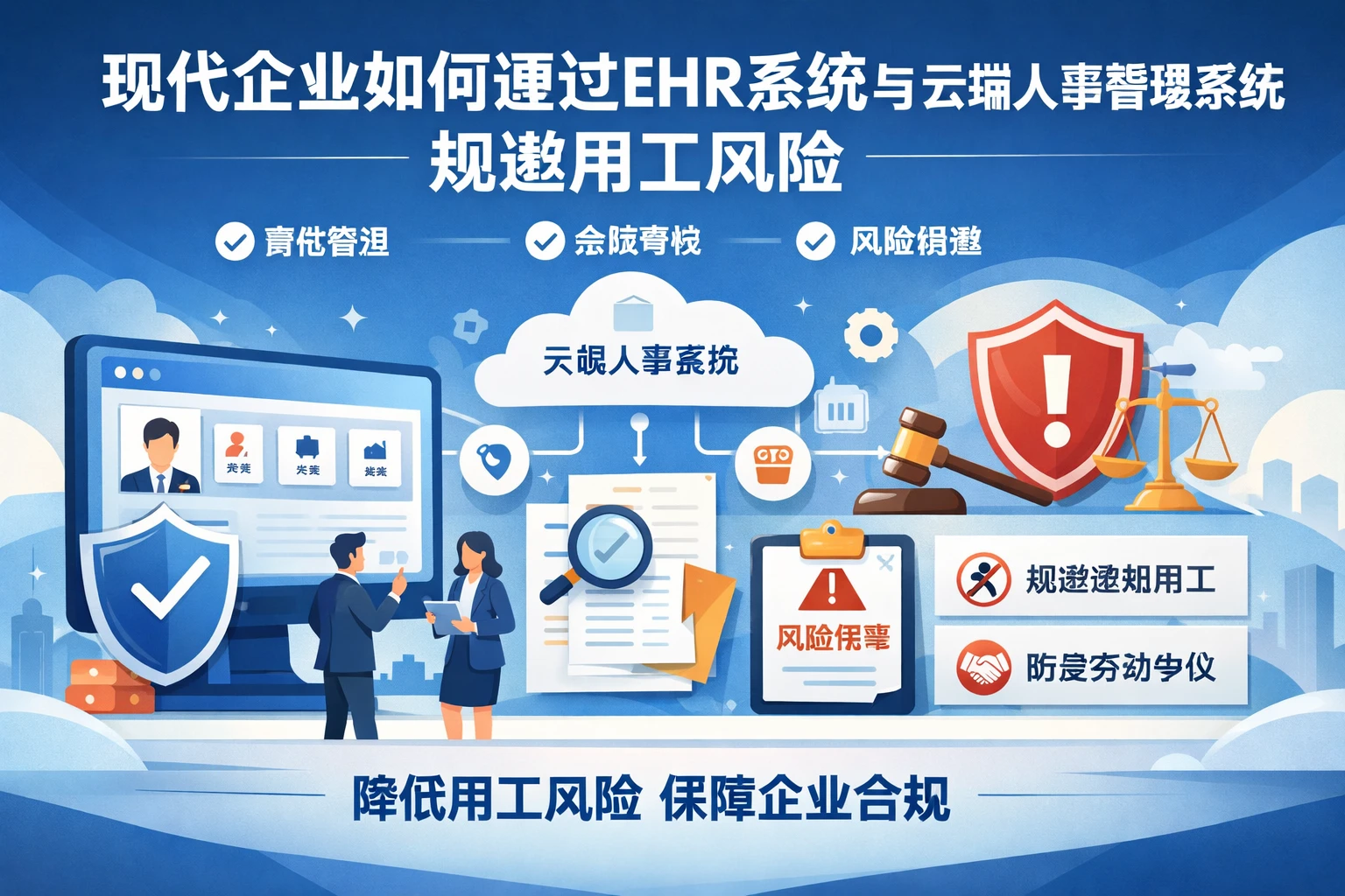 现代企业如何通过EHR系统与云端人事管理系统规避用工风险