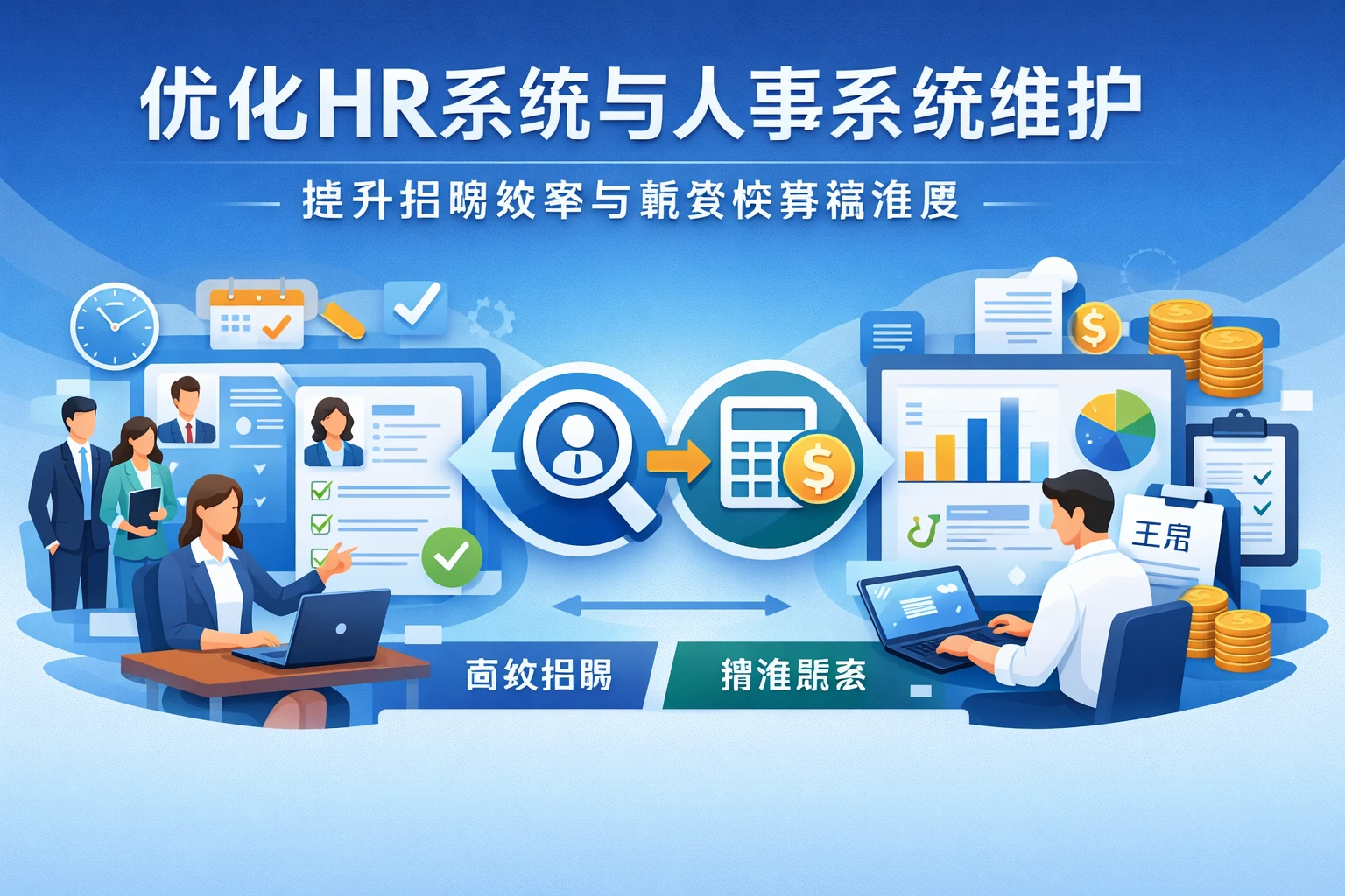 优化HR系统与人事系统维护：提升招聘效率与薪资核算精准度