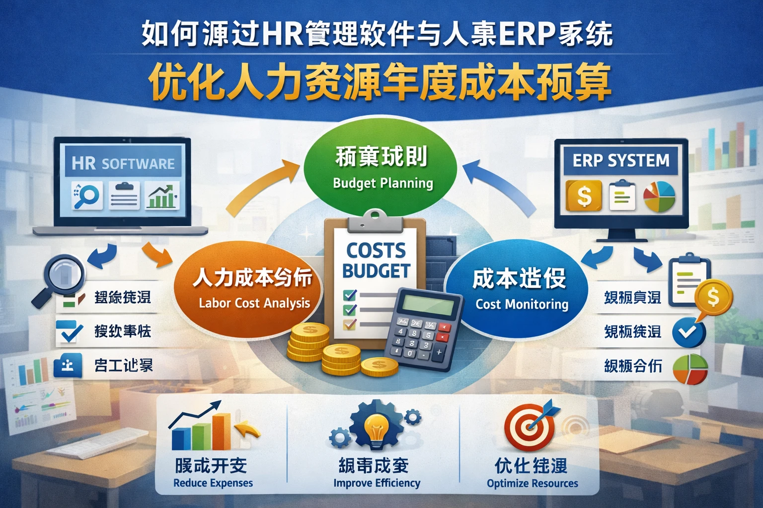如何通过HR管理软件与人事ERP系统优化人力资源年度成本预算